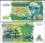 *50 Zaires Zaire 1988, P32a UNC