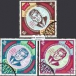 Známky Jemen kráľovstvo 1967 Prezident Kennedy razítk. séria