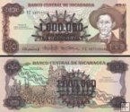 **1 000 000 Cordobas Nikaragua 1985, P164 UNC