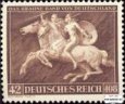 *Známka Nemecká ríša 1941 Konské dostihy, nerazítkovaná MNH *Známka Nemecká ríša 1941 Konské dostihy, nerazítkovaná MNH