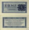 *5 Reichsmark Nemecko 1944, Wehrmacht, DWM-09 AU