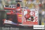 *Známky Guinea Bissau F1 Schumacher neraz. blok MNH