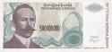 *500 000 000 Dinara Bosna a Hercegovina (Srbsko) P158 UNC