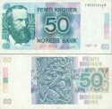 *50 korún Nórsko 1987-95, P42 UNC