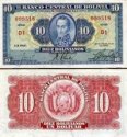 10 Bolivianos Bolívia 1928, P130