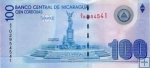 *100 Córdobas Nikaragua 2009 P204 UNC