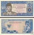 *2,5 Rupie Indonézia 1964, P81b AU/UNC