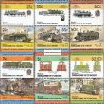 Známky Bequia 1985 Lokomotívy séria MNH Známky Bequia 1985 Lokomotívy séria MNH