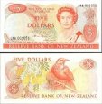 *5 dolárov Nový Zéland 1981 P171a UNC *5 dolárov Nový Zéland 1981 P171a UNC