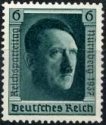 *Známka Nemecká ríša 1937 Adolf Hitler, nerazítkovaná NH