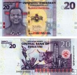 *20 Emalageni Eswatini (Swazijsko) 2024 (2025), PA45 UNC