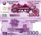 1000 Won Severná Kórea (KĽDR) 2008 specimen P64s UNC