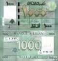 1000 Livres Libanon 2011-16, P90 UNC