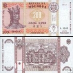 *200 Lei Moldavsko 2013, P16d UNC