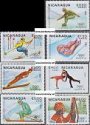 *Známky Nikaragua 1983 ZOH Sarajevo 84 MNH séria *Známky Nikaragua 1983 ZOH Sarajevo 84 MNH séria