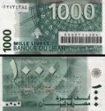 *1000 Livres Libanon 2004, P84a UNC