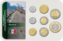 Sada 8 ks mincí Mexiko 5 Centavos - 10 Pesos 1992-2017 blister