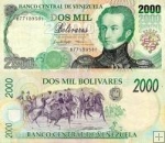 *2000 Bolívares Venezuela 1998, P77 UNC