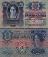 *20 Kronen Rakúsko-Uhorsko 1913, I. vydanie P13 F *20 Kronen Rakúsko-Uhorsko 1913, I. vydanie P13 F