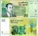 *50 Dirhams Maroko 2002, P69 UNC