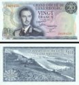 *20 frankov Luxemburgsko 1966, P54a UNC