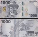 *1000 Som Kirgizsko 2023, P39 UNC