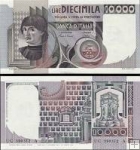 *10 000 Lír Taliansko 1976-82, P106 UNC