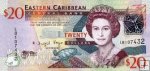 *20 Dolárov Východný Karibik 2008, P49 UNC