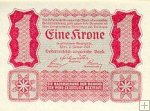 *1 Krone Rakúsko 1922, P73 UNC