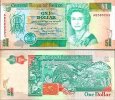 *1 Dolar Belize 1990 P51 UNC, královna Alžběta II. *1 Dolar Belize 1990 P51 UNC, královna Alžběta II.
