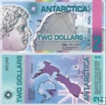 *2 Doláre Antarktída 10.9.2014 polymer