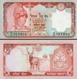 *20 Rupií Nepál 2002, P47a UNC *20 Rupií Nepál 2002, P47a UNC