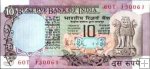 *10 Rupií India 1970-1990 P81 UNC