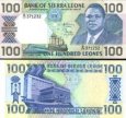 *100 Leones Sierra Leone 1988-90, P18 UNC *100 Leones Sierra Leone 1988-90, P18 UNC