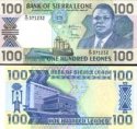 *100 Leones Sierra Leone 1988-90, P18 UNC