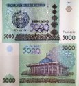 5000 Sum Uzbekistan 2013, P83 UNC