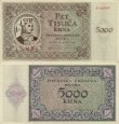 *5000 kuna Chorvátsko 1943, P14 UNC - Kuprešanka *5000 kuna Chorvátsko 1943, P14 UNC - Kuprešanka