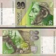 *20 Sk Dvadsať korún Slovensko 2001, P20e UNC *20 Sk Dvadsať korún Slovensko 2001, P20e UNC