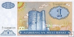 1 Manat Azerbajdžan 1993, P14 UNC
