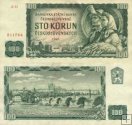 *100 Kčs II. Sto korún Československo 1961, P91 UNC