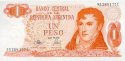 *1 Peso Argentína 1970-73, P287 UNC