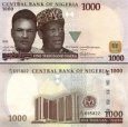 *1000 Naira Nigéria 2016-21, P36 UNC *1000 Naira Nigéria 2016-21, P36 UNC