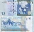 *10 Pa`anga Tonga 2009, P40b UNC *10 Pa`anga Tonga 2009, P40b UNC