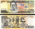 *500 Piso Filipíny 2008, P196 UNC