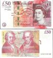 *50 Libier Veľká Británia 2010-2015, P393 UNC *50 Libier Veľká Británia 2010-2015, P393 UNC
