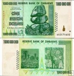 1 miliarda Dolárov Zimbabwe 2008, P83 UNC