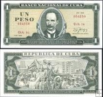 *1 Peso Kuba 1979-86, P102 UNC