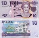 *10 Dolárov Fidži 2007-12, P111 UNC