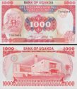 *1000 Šilingov Uganda 1986, P26 UNC