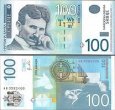 *100 srbských dinárov Srbsko 2012, P57a *100 srbských dinárov Srbsko 2012, P57a